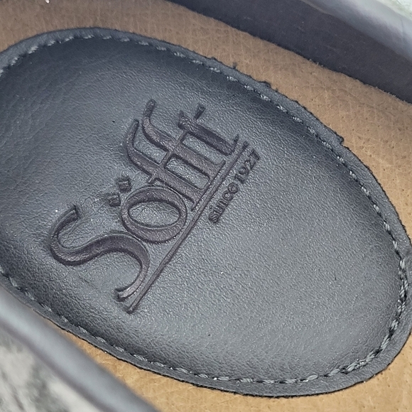 Sofft Somers Limited Edition Gray Leopard Print Pavina Slip-On Knit Shoe Sz 8.5 - Picture 7 of 11